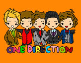 Coloring page One direction painted bysara