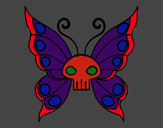 Coloring page Emo butterfly painted byjade