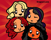Coloring page Little mix painted bycarrotgirl