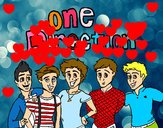 Coloring page One Direction 3 painted bysarah