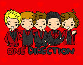 Coloring page One direction painted bydramaqueen