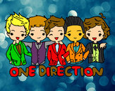 Coloring page One direction painted bylennon