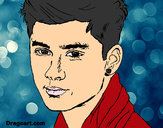 Coloring page Zayn Malik 2 painted bydramaqueen