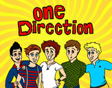 Coloring page One Direction 3 painted byLauren 