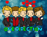 Coloring page One direction painted by1dfan32