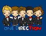 Coloring page One direction painted byerin60231