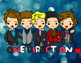 Coloring page One direction painted byhailey