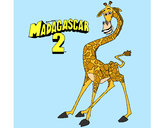 Coloring page Madagascar 2 Melman painted byArtIsLif3