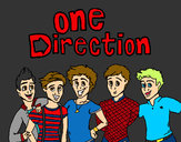 Coloring page One Direction 3 painted byChloe
