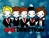 Coloring page One direction painted byjeminalove