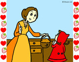 Coloring page Little red riding hood 2 painted byAlyssa_29