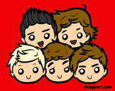 Coloring page One Direction 2 painted byMatt