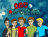 Coloring page One Direction 3 painted bypenguin
