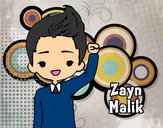 Coloring page Zayn Malik painted bypenguin