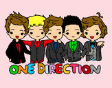 Coloring page One direction painted bystefanie