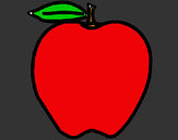 Coloring page apple painted bymorgbruni1
