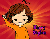 Coloring page Harry Styles painted byAnny1D