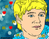 Coloring page Naill Horan 2 painted byBlossom