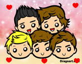 Coloring page One Direction 2 painted byBlossom