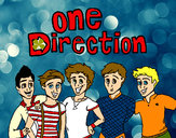 Coloring page One Direction 3 painted byselcullen