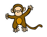 Coloring page Monkey 2a painted bysmurfa75