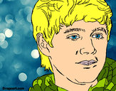 Coloring page Naill Horan 2 painted bySELENA