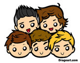 Coloring page One Direction 2 painted byMichelle