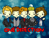 Coloring page One direction painted byHazza