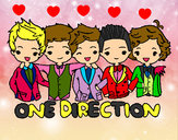 Coloring page One direction painted byleigh9