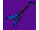 Coloring page Electric guitar II painted byDaisy1DLUV