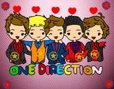 Coloring page One direction painted byDaisy1DLUV