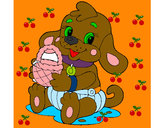 Coloring page Puppy IV painted byleigh9