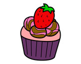 Coloring page Strawberry chocolate painted byleigh9