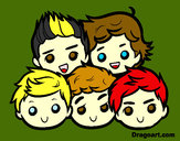 Coloring page One Direction 2 painted byMissy
