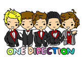 Coloring page One direction painted byvivi