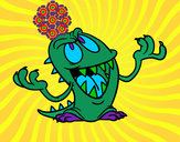 Coloring page Wanton monster painted byDUCKS