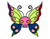 Coloring page Emo butterfly painted bylees