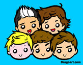 Coloring page One Direction 2 painted byOreocookie