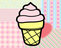 Ice creams coloring page