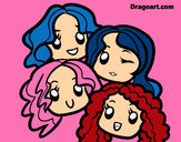 Coloring page Little mix painted byalexsandra
