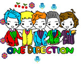 Coloring page One direction painted byKatia