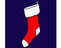 Christmas socks coloring page