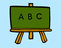 Blackboards coloring page