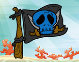 Coloring page Jolly Roger painted byJennyGore