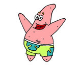 Coloring page Patrick Star painted byshelby