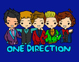 Coloring page One direction painted byboofaithm