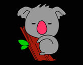 Coloring page Baby Koala painted byAsia