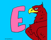 Coloring page Eagle painted byems76
