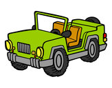 Coloring page Jeep painted bySebasss