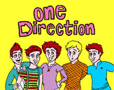Coloring page One Direction 3 painted byems76